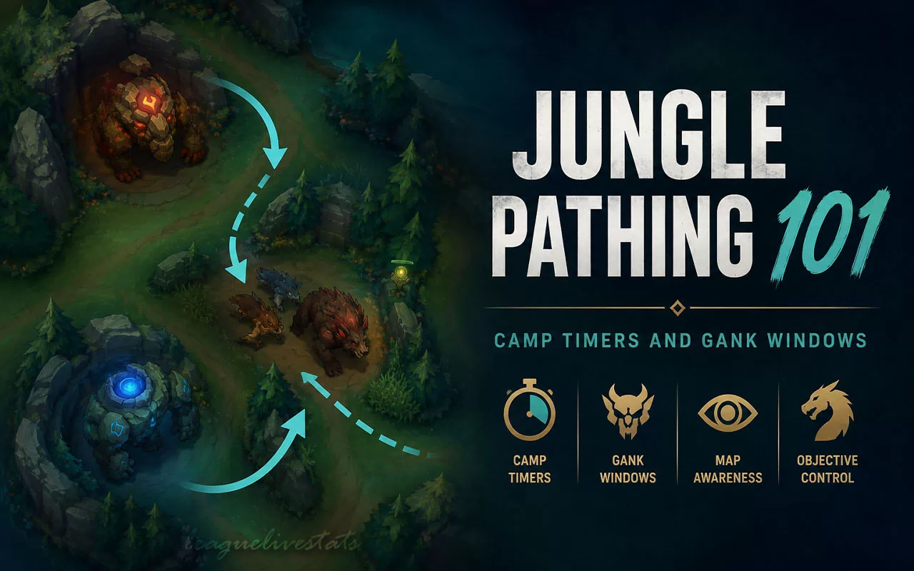 Jungle Pathing 101: Camp Timers and Gank Windows